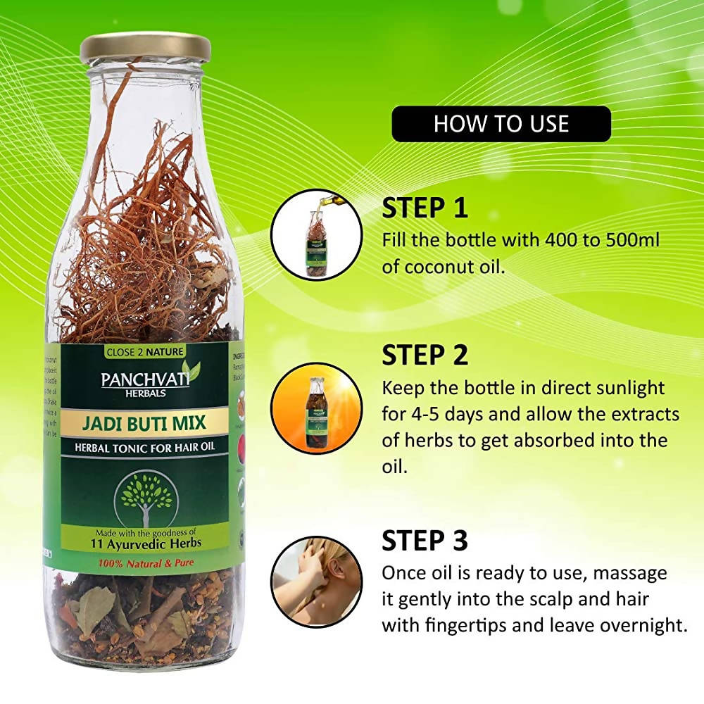 Panchvati Herbals Jadi Buti Mix Herbal Tonic For Hair Oil