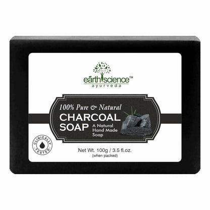Earth Science Ayurveda Activated Charcoal Bath Soap