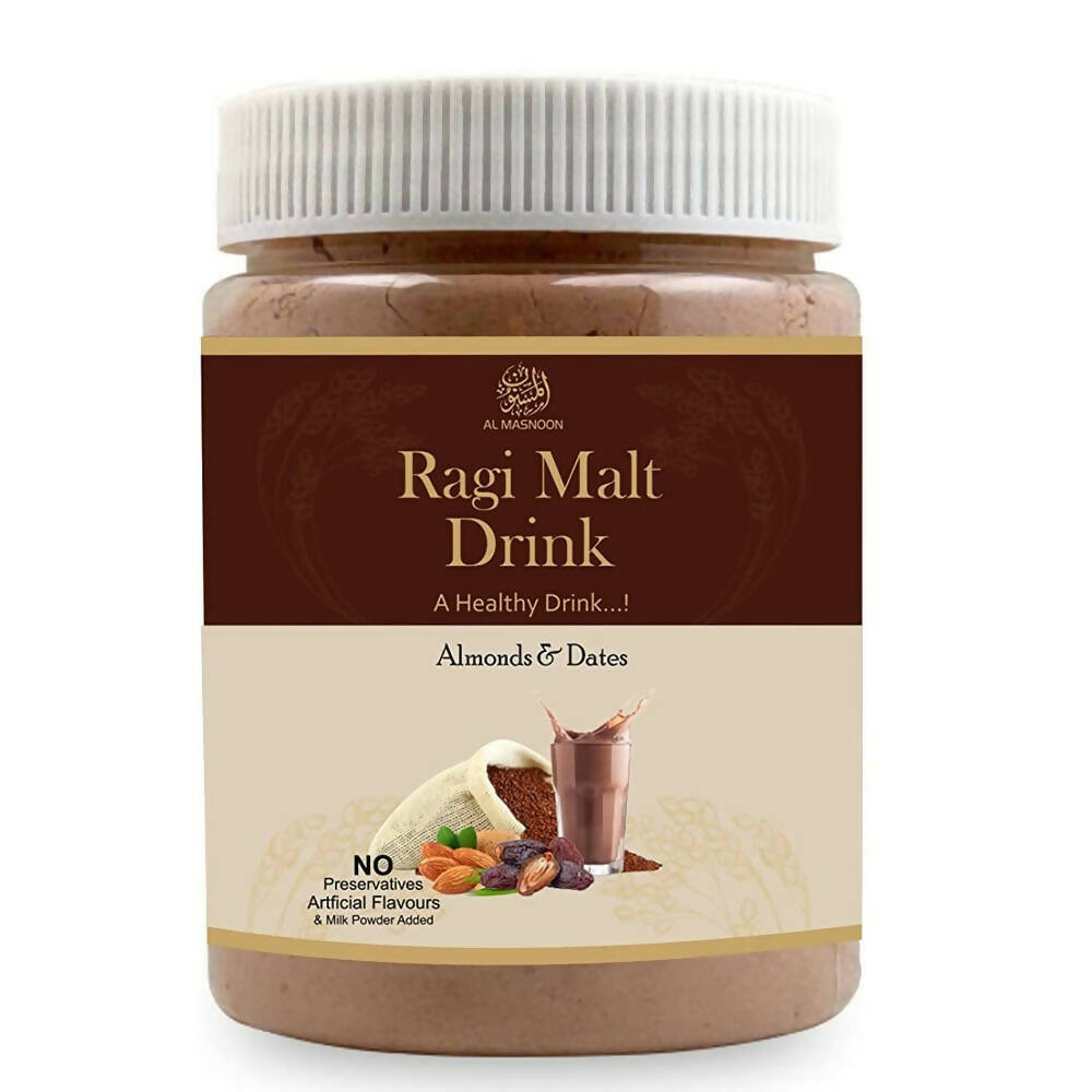 Buy Al Masnoon Ragi Malt Drink With Almonds & Dates from DrMediCart, Ship from India to USA