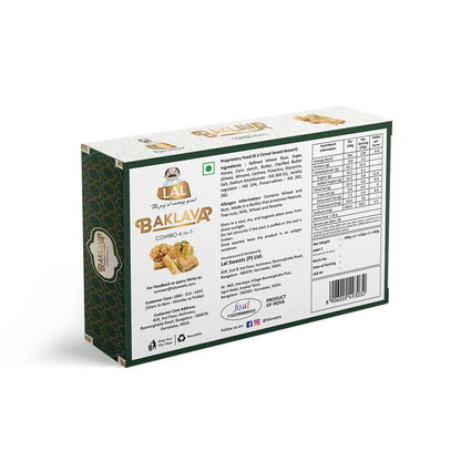 Lal Sweets Baklava 4-in-1