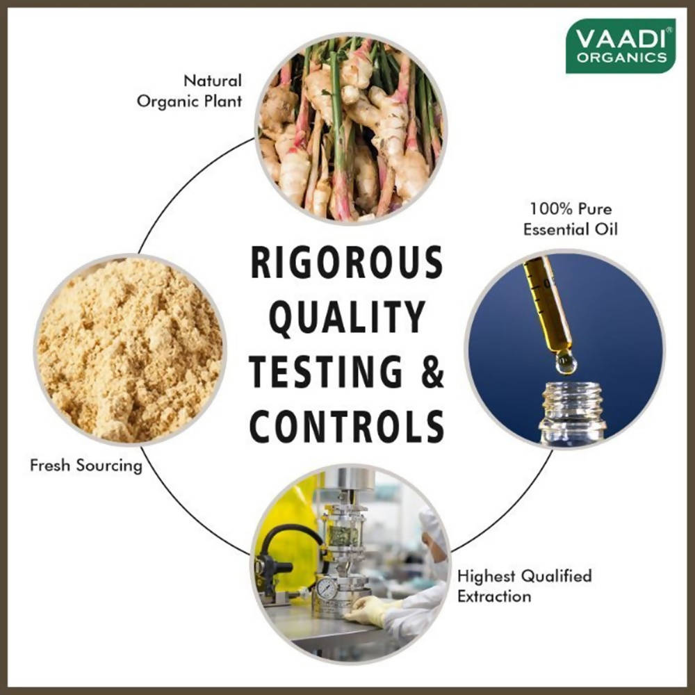 Vaadi Herbals Ginger 100% Pure Essential Oil Therapeutic Grade - Drmedicart