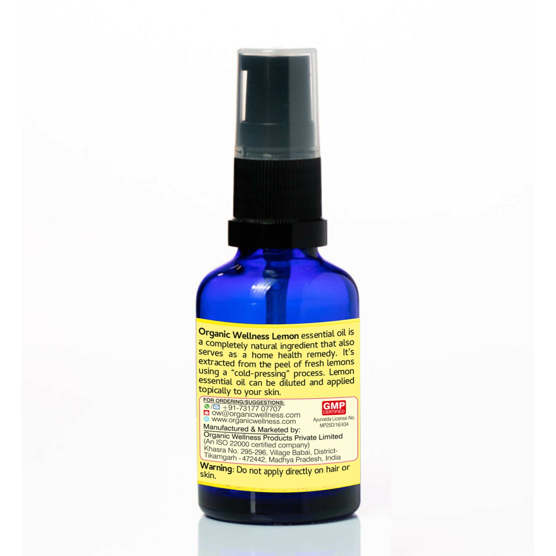 Organic Wellness Lemon Essential Oil
