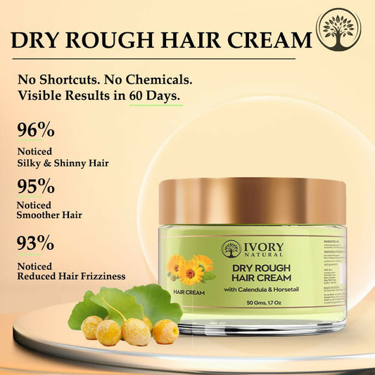 Buy Ivory Natural Dry Frizzy Hair Cream - Detangles Hair, Manages Frizz And Scalp Dryness from DrMediCart, Ship from India to USA