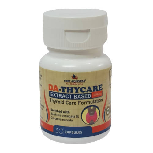 Buy Deep Ayurveda DA-Thycare 500mg Veg Capsules from DrMediCart, Ship from India to USA