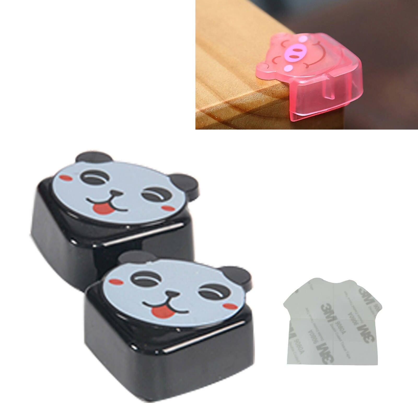 Buy Safe-O-Kid Corner Guards Cushions Panda Shaped, Black For Kids Protection from DrMediCart, Ship from India to USA