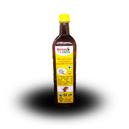 Being Desi Wood pressed Organic Black Mustard Oil
