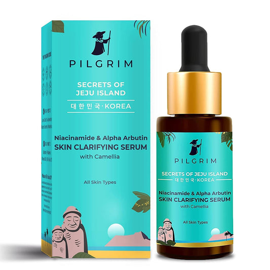 Buy Pilgrim Niacinamide & Alpha Arbutin Skin Clarifying Serum from DrMediCart, Ship from India to USA