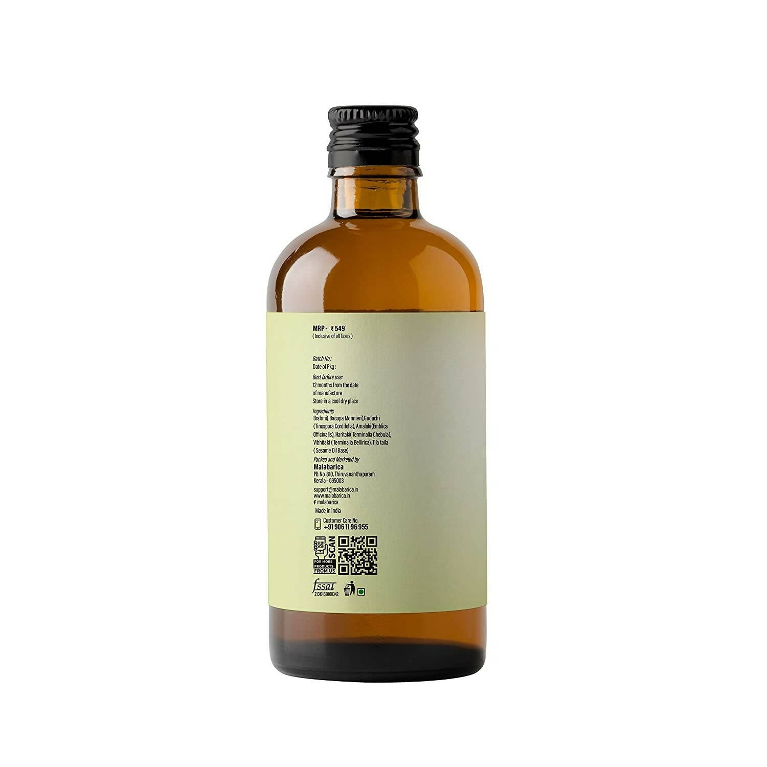 Malabarica Brahmi Oil - DrMediCart