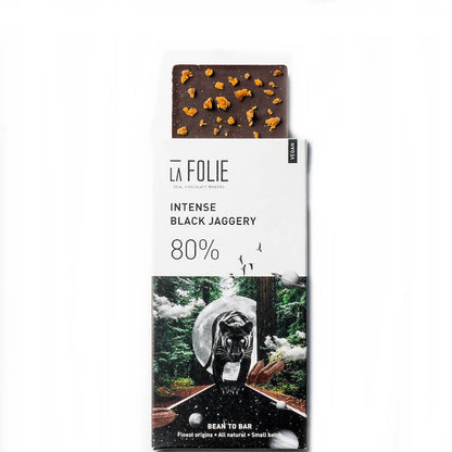 Buy La Folie Intense Black Jaggery Chocolate from DrMediCart