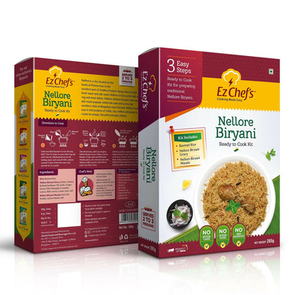 Ez Chef's Nellore Biryani Kit (Andhra Biryani) - Andhra's Famous Biryani