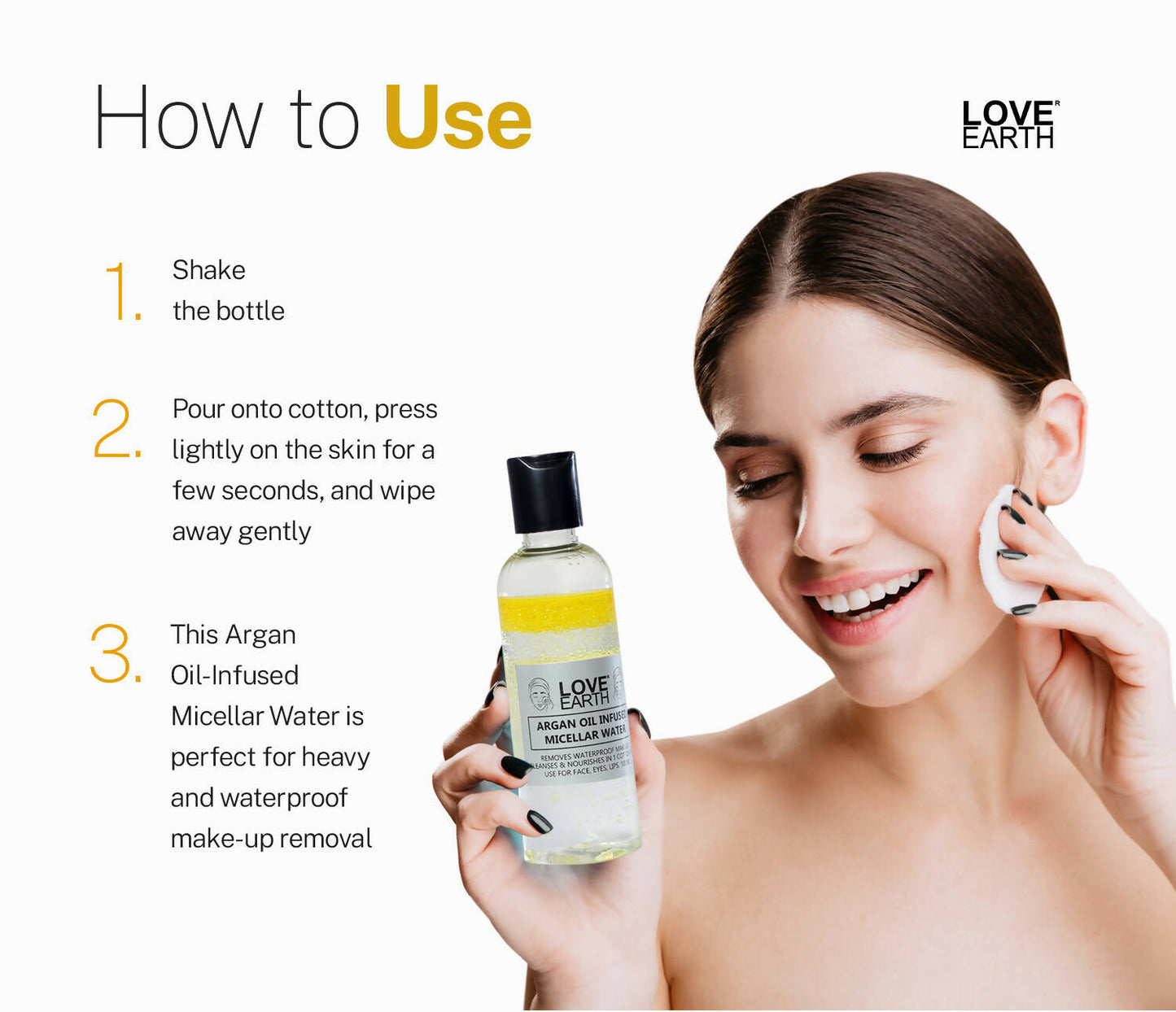 Love Earth Argan Oil Infused Micellar Water