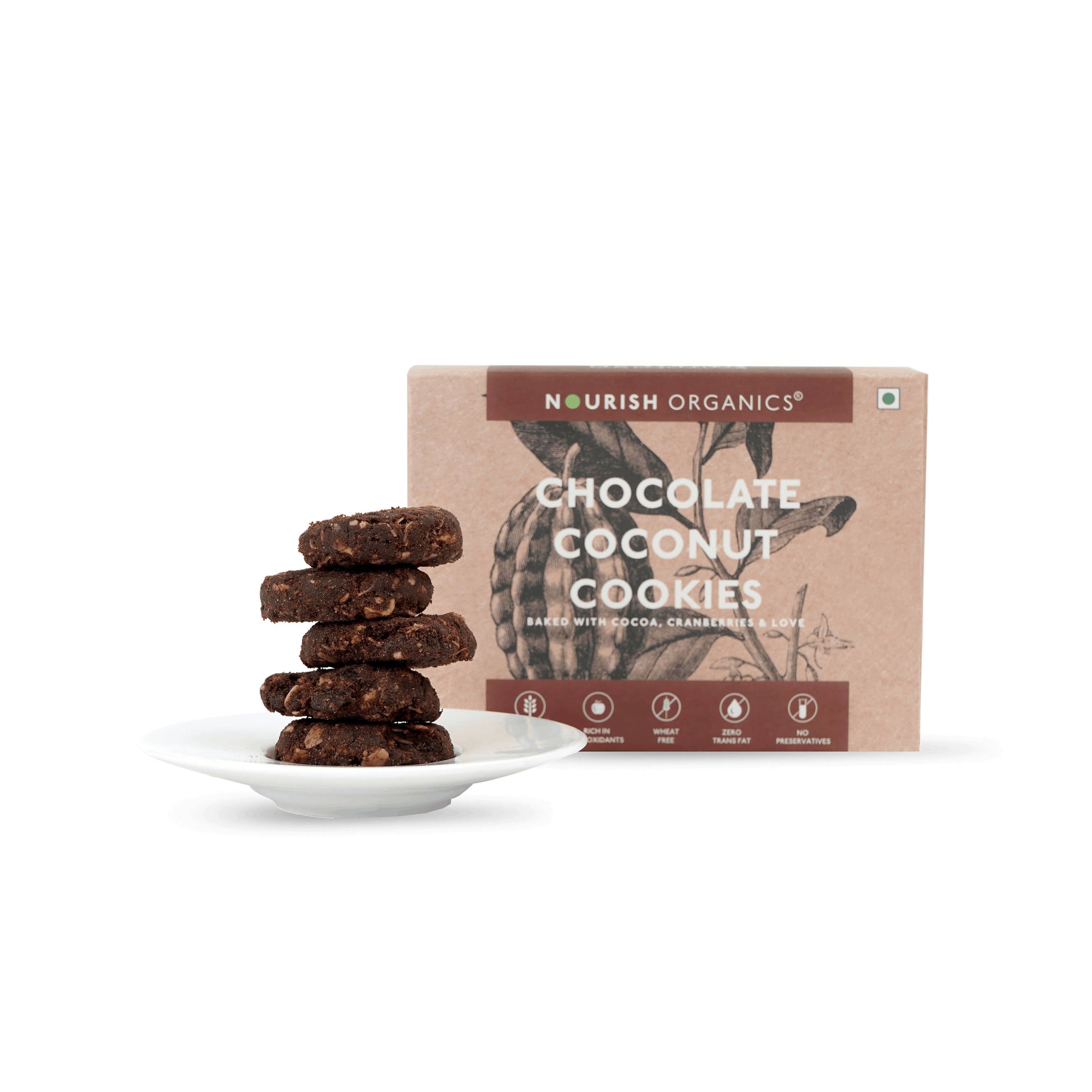 Nourish Organics Chocolate Coconut Cookies