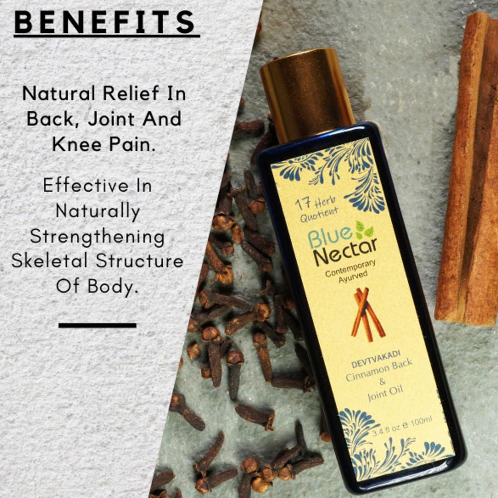 Blue Nectar Devtvakadi Cinnamon Back & Joint Oil - Limited Time Offer