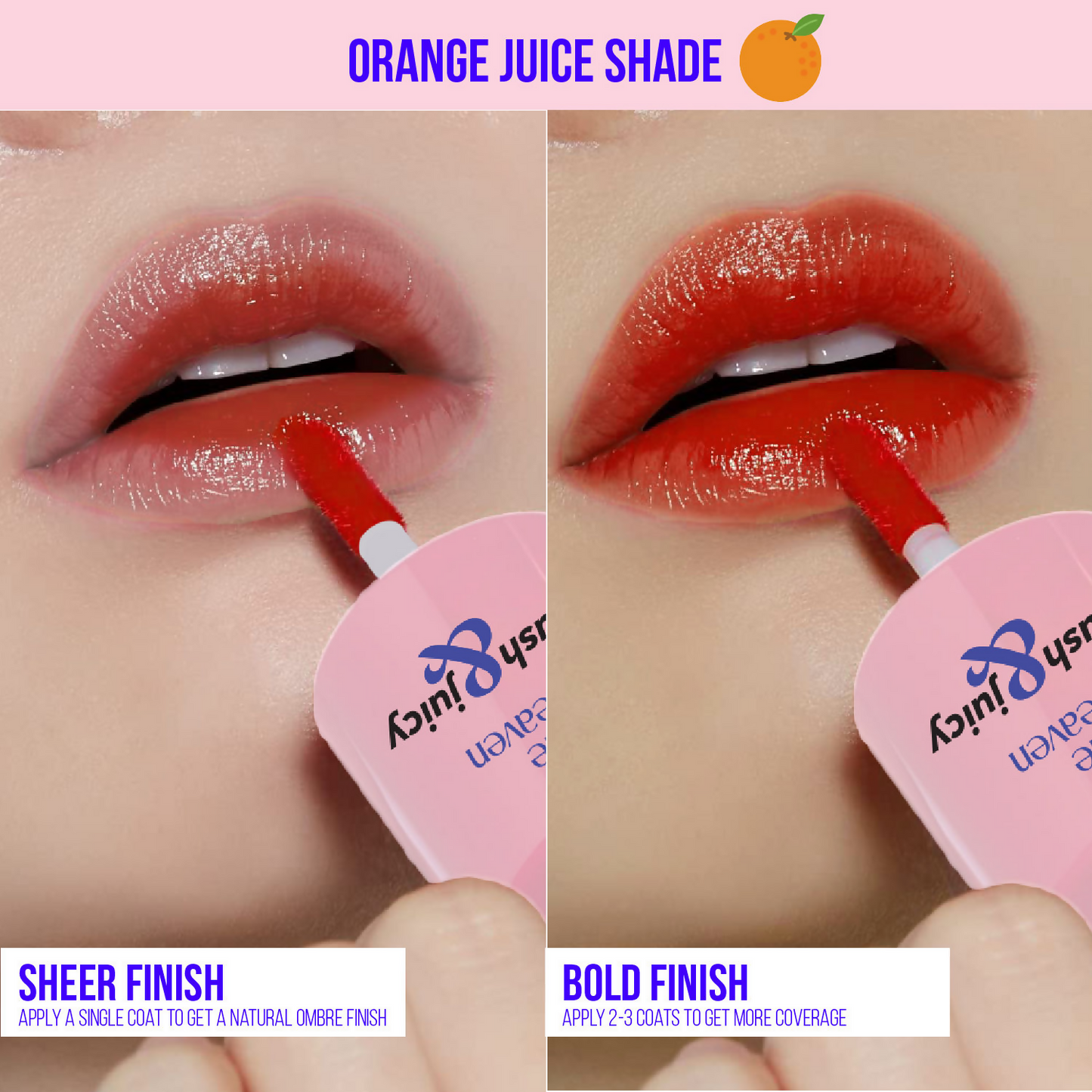 Blue Heaven Blush & Juicy Lip Tint - Orange Juice