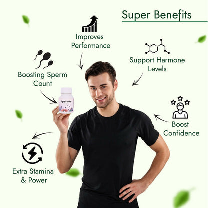 Hashmi Spermia Capsules – May Support Energy Levels, Vitality, and Physical Strength in Men