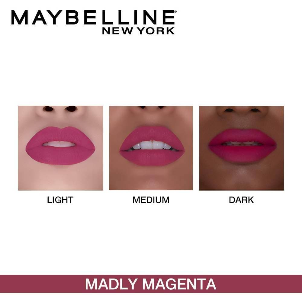 Maybelline New York Color Sensational Creamy Matte Lipstick / 638 Madly Magenta - DrMediCart