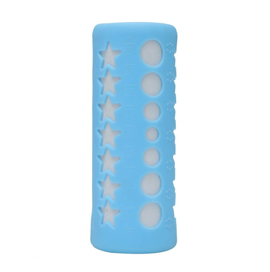 Buy Safe-O-Kid Silicone Baby Feeding Bottle Cover Cum Sleeve for Insulated Protection 250mL- Blue from DrMediCart, Ship from India to USA