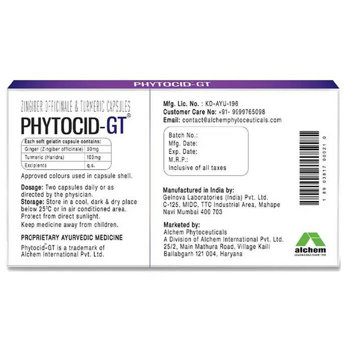 Alchem Life Phytocid -GT Capsules