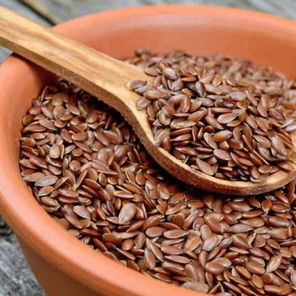 Freshon Flax Seeds | Gluten Free, 100% Organic Fiber Rich Flax Seeds | Rich Source of Iron & Dietary Fibre | Rich in Protein, Vitamins & Minerals