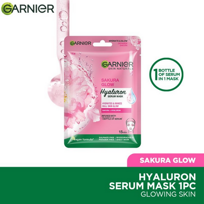 Garnier Skin Naturals Sakura Glow Hyaluron Serum Mask