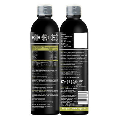 Carbamide Forte L-Carnitine 3300mg Liquid - Green Apple