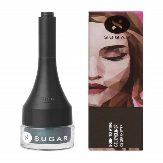 Sugar Born To Wing Gel Eyeliner - Green Eyes (Dark Green/Deep Green) - DrMediCart