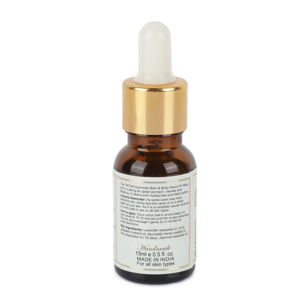 Tatvik Ayurveda Navel Oil - Jasmine, Lavender & Mustard
