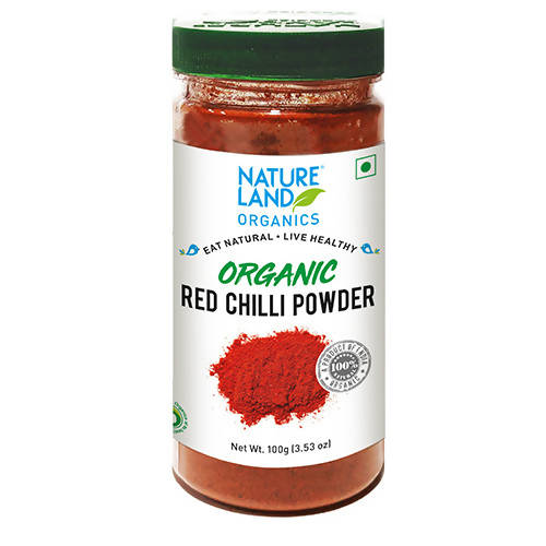Buy Nature Land Organics Red Chilli Powder from DrMediCart, Ship from India to USA