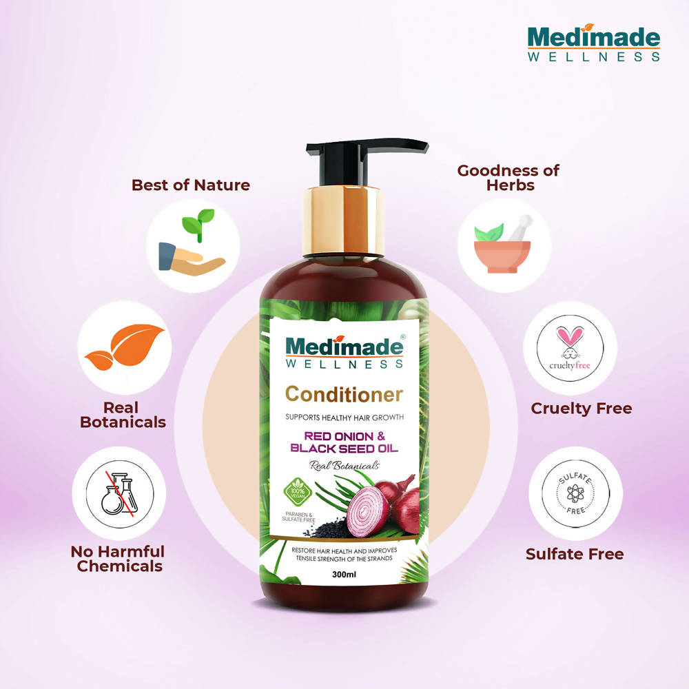 Medimade Wellness Red Onion and Black Seed Hair Conditioner - DrMediCart