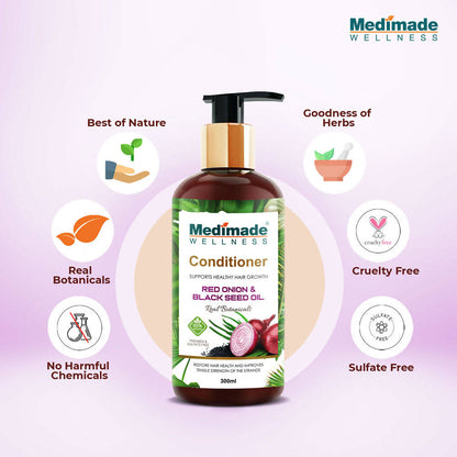 Medimade Wellness Red Onion and Black Seed Hair Conditioner - DrMediCart