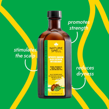 Nature Spell Rosemary With Jamaican Black Castor Oil For Hair & Skin
