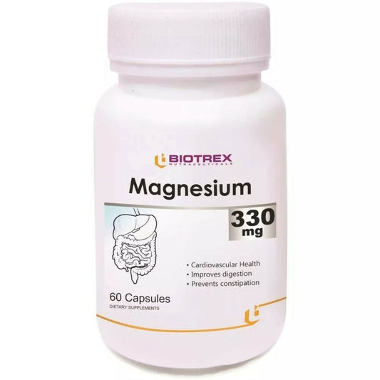 Buy Biotrex Magnesium 330Mg Capsules from DrMediCart, Ship from India to USA