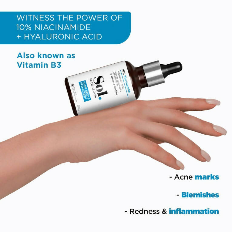 The Man Company Sol. 10% Niacinamide Dark Spots Reduction Face Serum - Drmedicart
