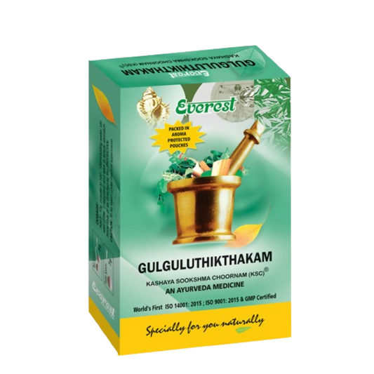everest ayurveda gulguluthikthakam kashaya sookshma choornam