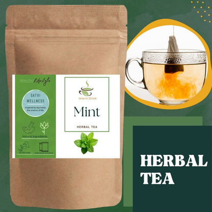 Satvi Wellness Mint Tea | Pudina Tea Bags