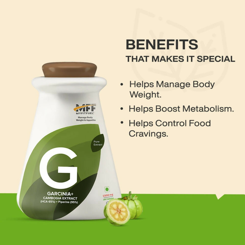 MyFitFuel Garcinia+ Cambogia Extract + Piperine Capsules