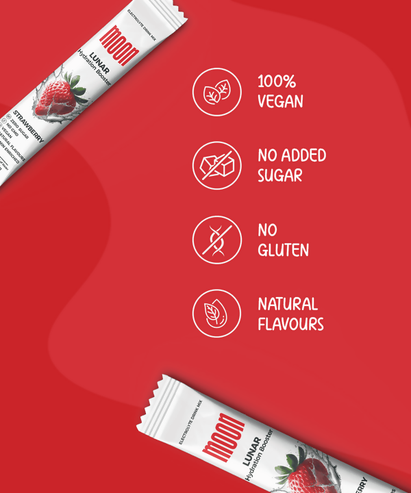 Moon Lunar Hydration Booster - Strawberry Flavour