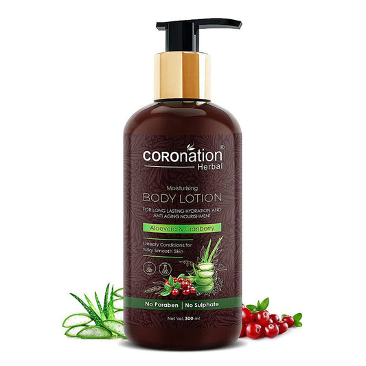 Coronation Herbal Aloevera & Cranberry Body Lotion