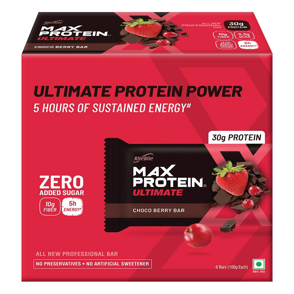 RiteBite Max Protein Ultimate Choco Berry Bar