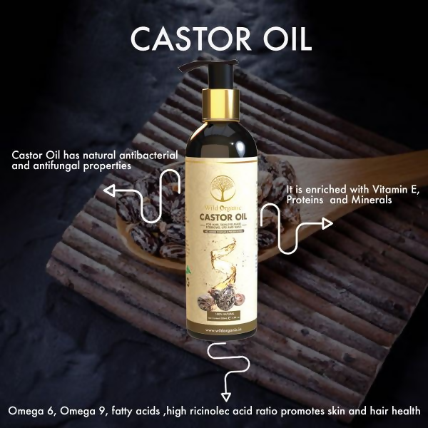 Wild Organic Castor Hair Oil
