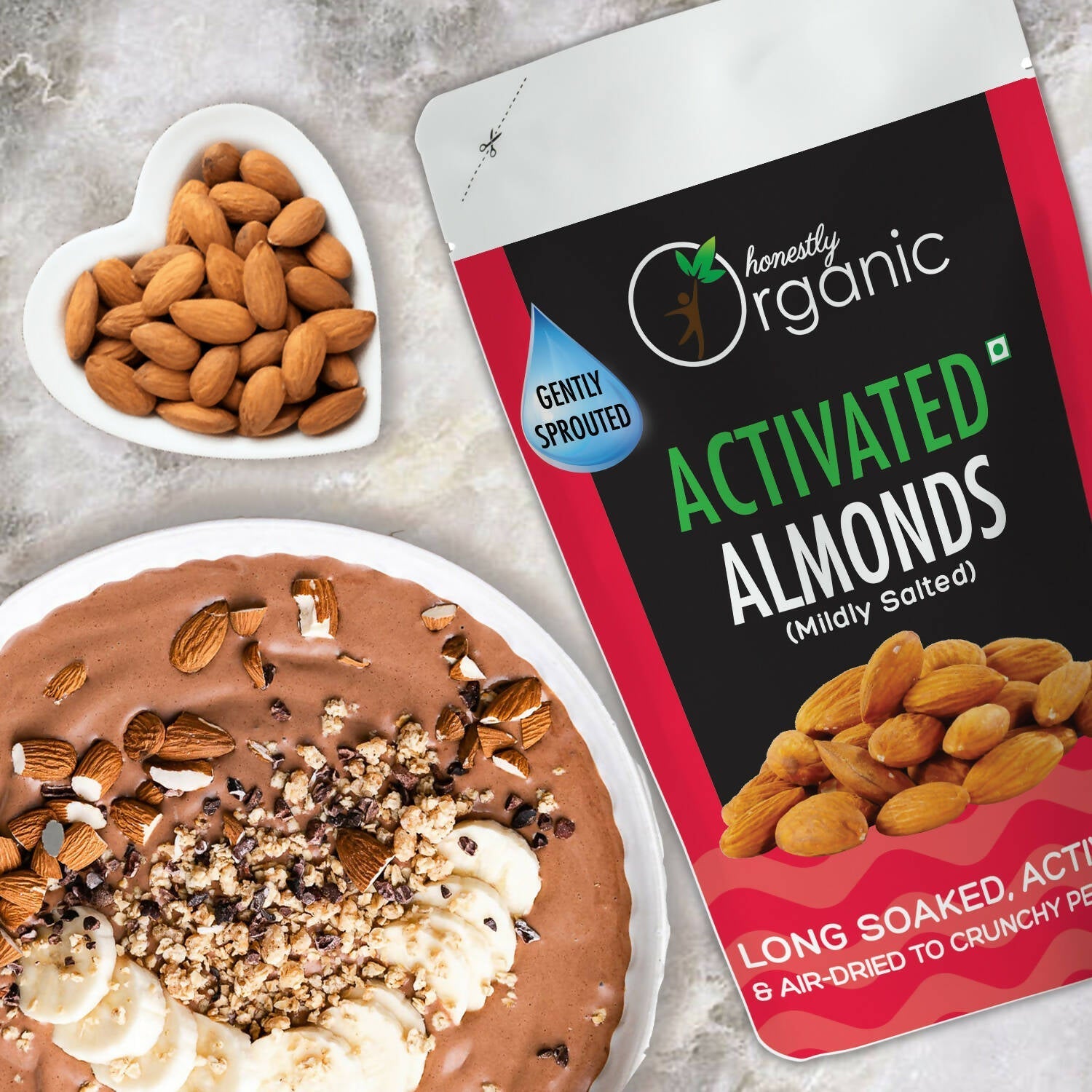 D-Alive Honestly Organic Activated Almonds - Drmedicart
