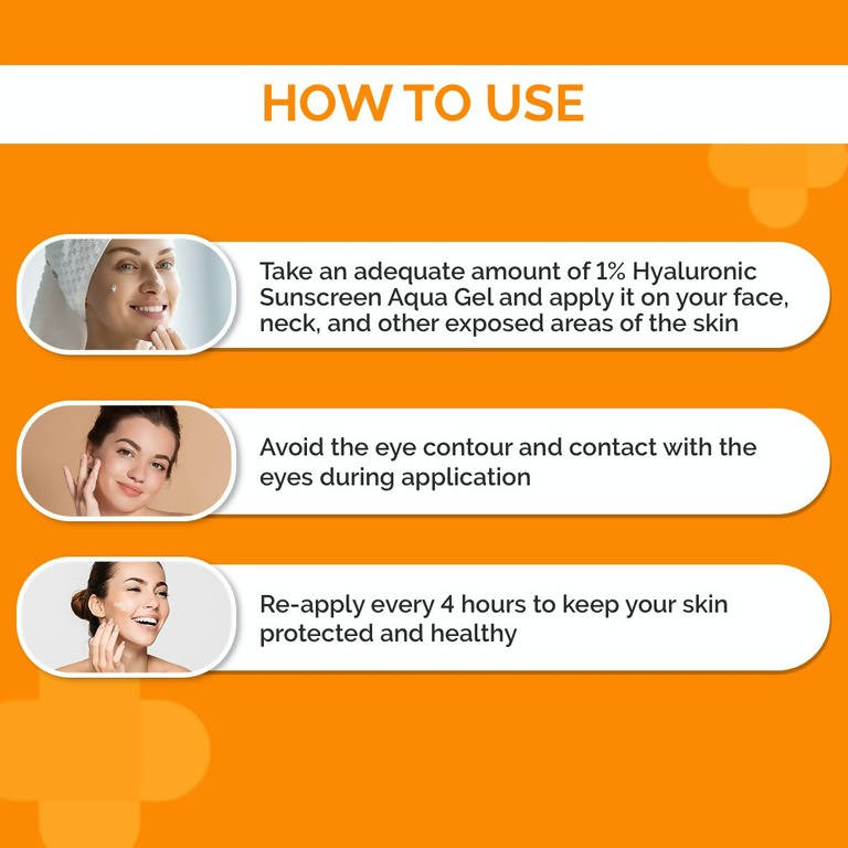 The Derma Co 1% Hyaluronic Sunscreen Aqua Gel - Drmedicart