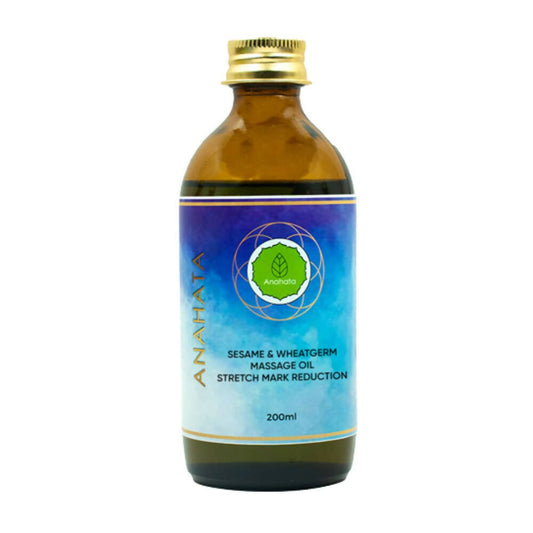 Anahata Sesame & Wheatgerm Massage Oil Stretchmarks Reduction - DrMediCart