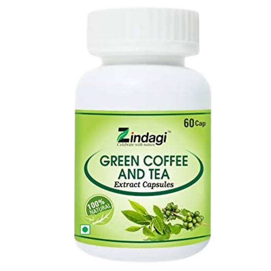 Buy Zindagi Green Coffee And Tea Extract Capsules from DrMediCart, Ship from India to USA