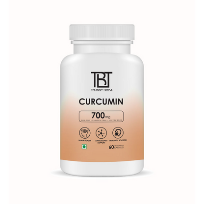 The Body Temple Curcumin 700mg For Brain Health and Immunity Capsules