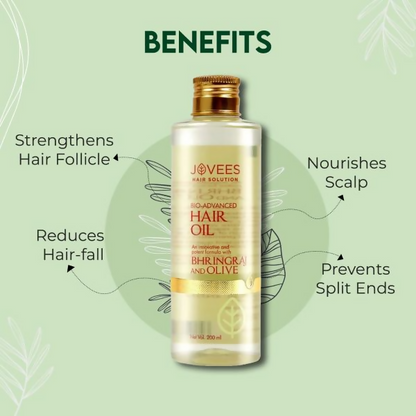 Jovees Bhringraj & Olive Bio- Advanced Hair Oil