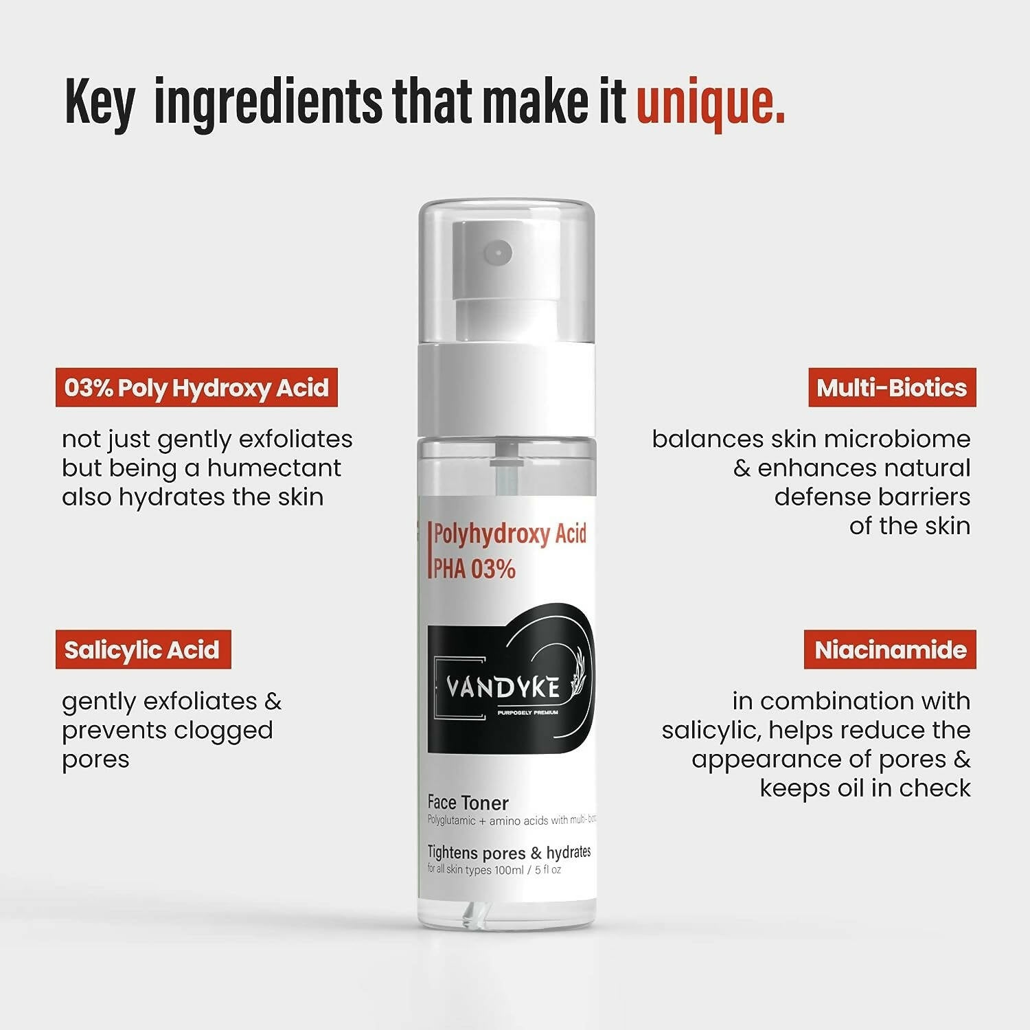 Vandyke 3% PHA Face Toner