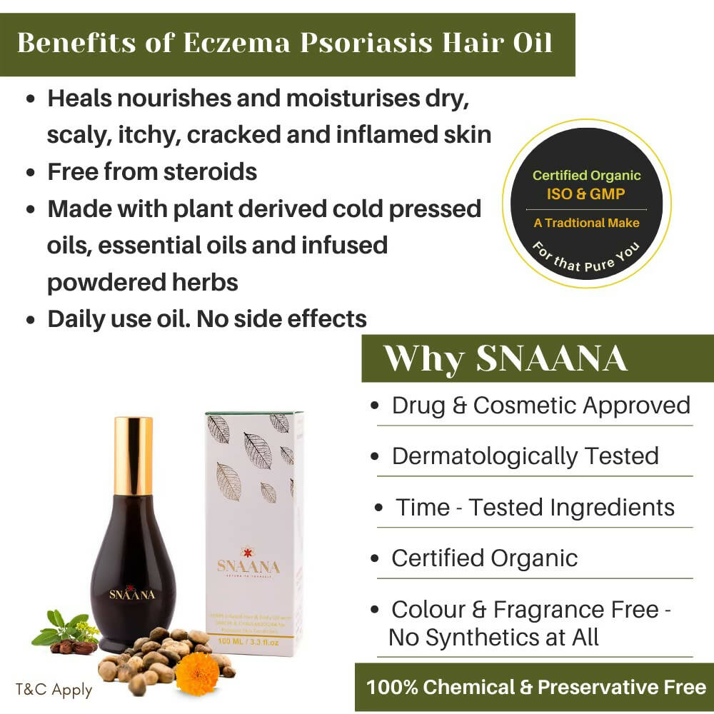 SNAANA Eczema Psoriasis Hair & Body Oil - DrMediCart