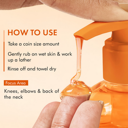 mCaffeine Glow Boost Grapefruit Body Wash