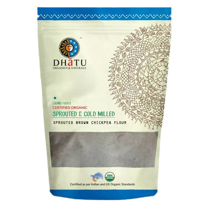 Dhatu Organics & Naturals Sporuted Brown Chickpea Flour